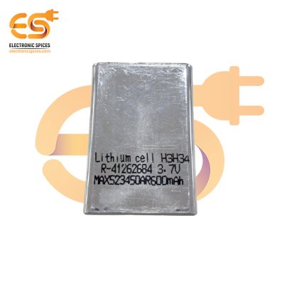 3.7V 600mAh Rechargeable Lithium-ion cell with BMS